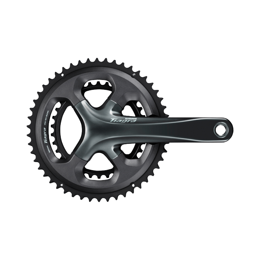 Crankset Shimano Tiagra FC - 4700 2x10sp 172.5mm 34/50T BCD 110mm - Black - Genetik Sport