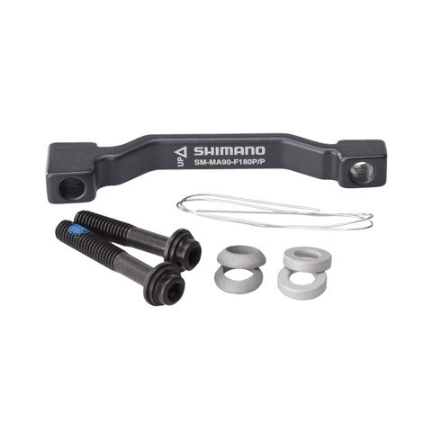 Disc Brake Caliper Mount Adapter Shimano SM - MA90 - F180P/P Post to Post 140mm to 160mm or 160mm to 180mm - Genetik Sport
