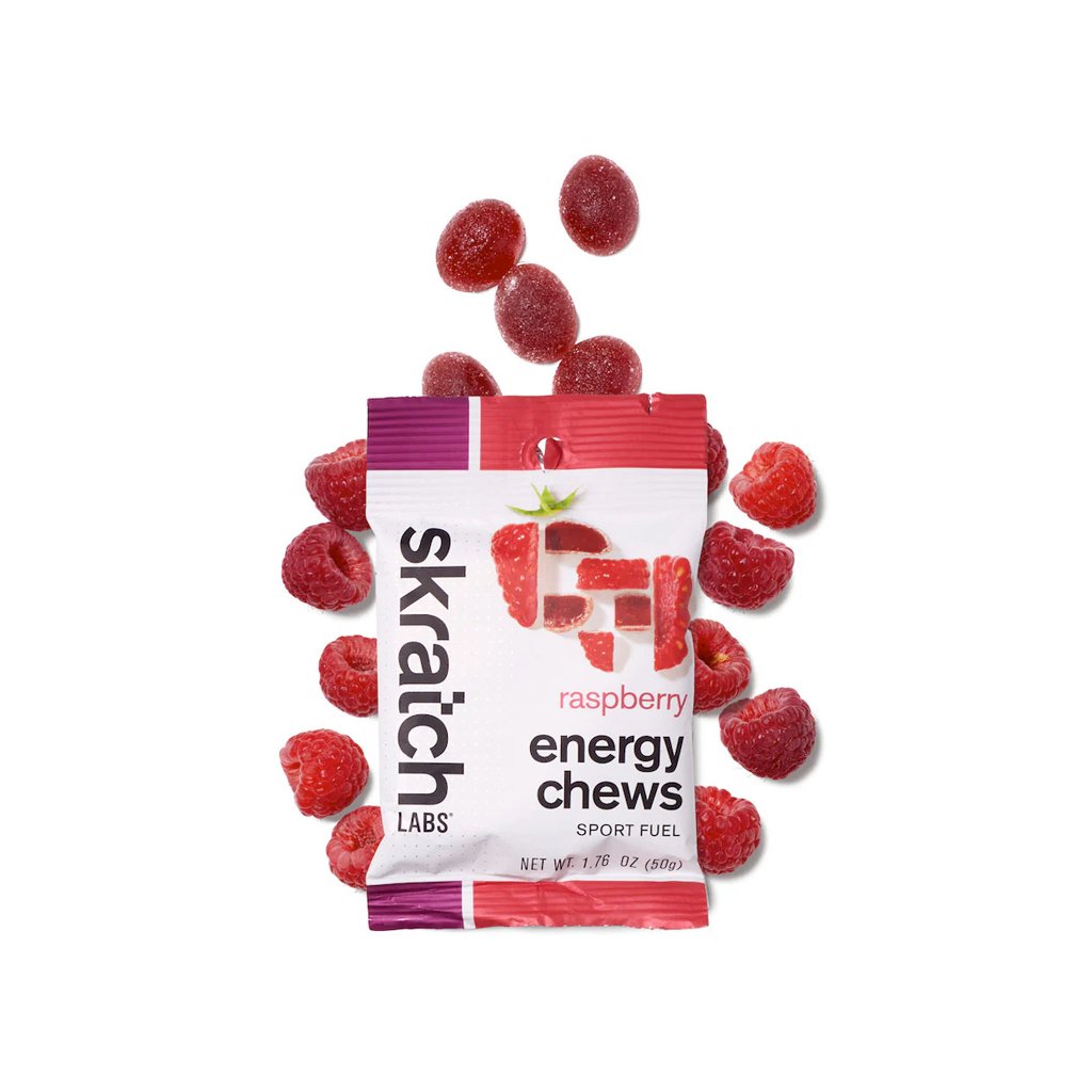 Sport Energy Chews Skratch Labs 50g - Raspberry - Genetik Sport