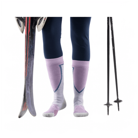 Socks Smartwool Womens Ski Full Cushion OTC - Purple - Genetik Sport
