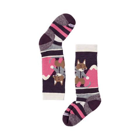 Youth Socks Smartwool Wintersport Full Cushion Fox Glade OTC - Moonbeam - Genetik Sport