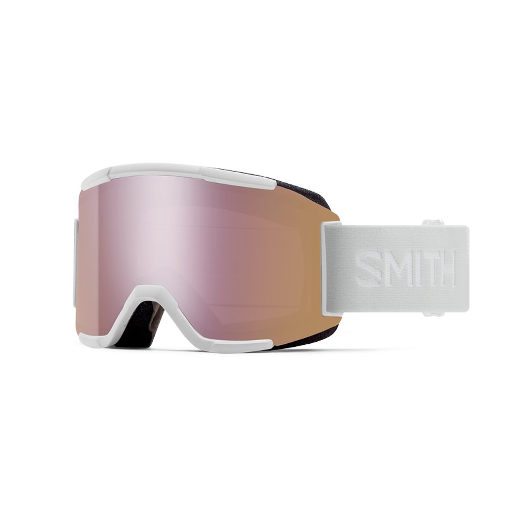 Goggles Smith Squad White Vapor - ChromaPop Everyday Rose Gold - Genetik Sport