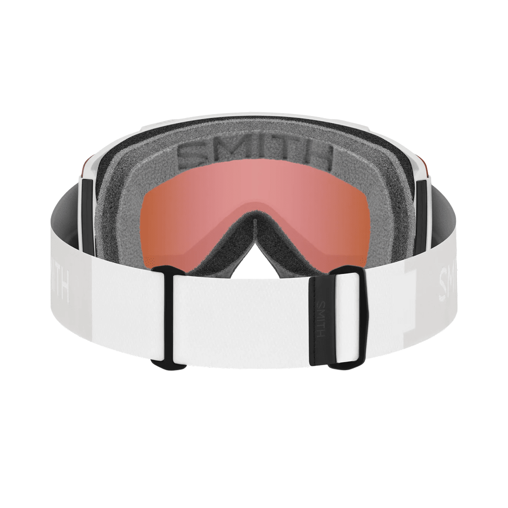 Goggles Smith Squad White Vapor - ChromaPop Everyday Rose Gold Mirror - Genetik Sport