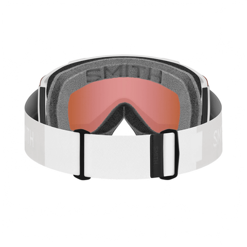 Goggles Smith Squad White Vapor - ChromaPop Everyday Rose Gold Mirror - Genetik Sport