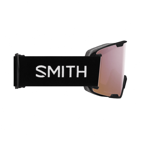 Goggles Smith Stash XL Black - ChromaPop Everyday Rose Gold Mirror - Genetik Sport