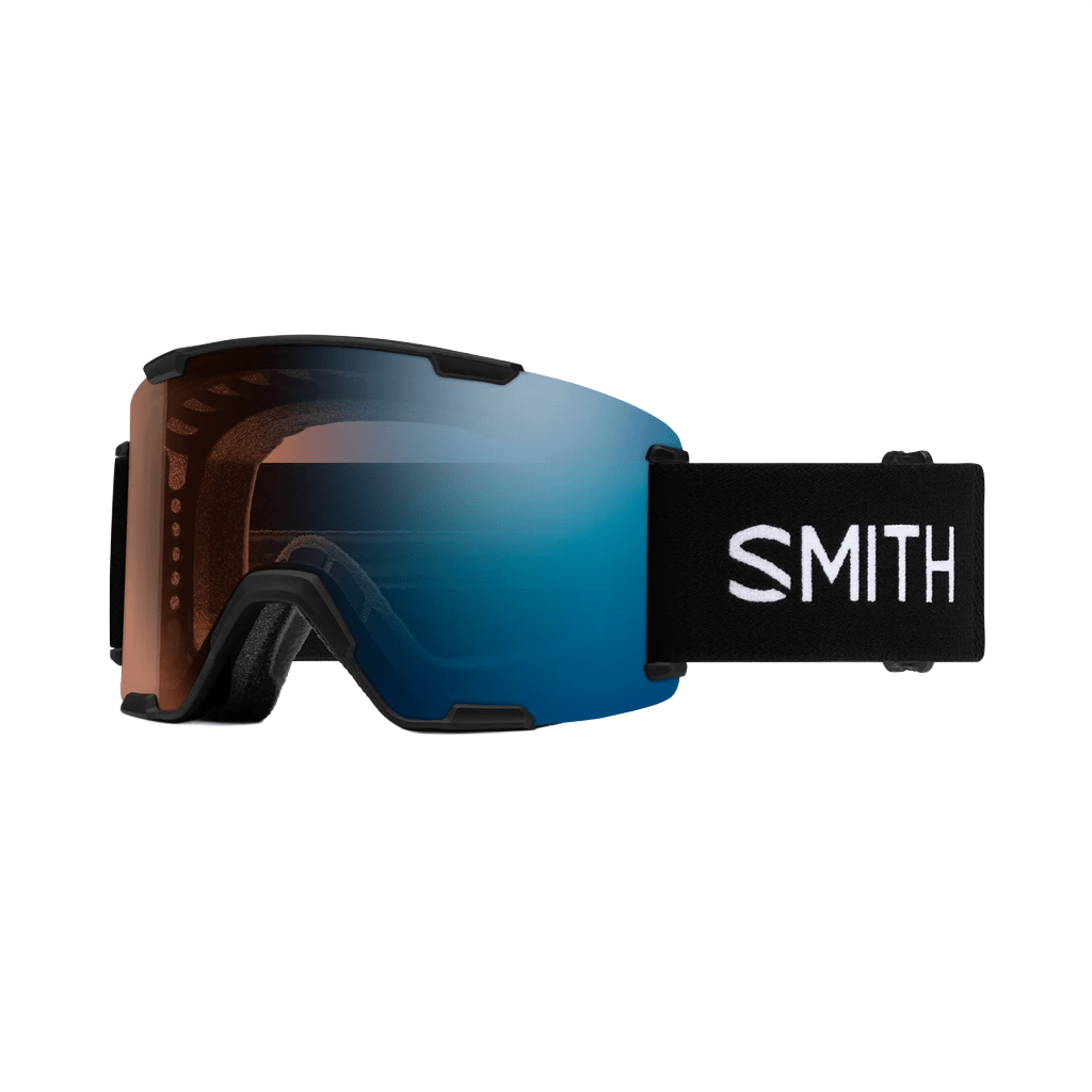 Goggles Smith Stash XL Black - ChromaPop Pro Photochromic Blue Mirror - Genetik Sport
