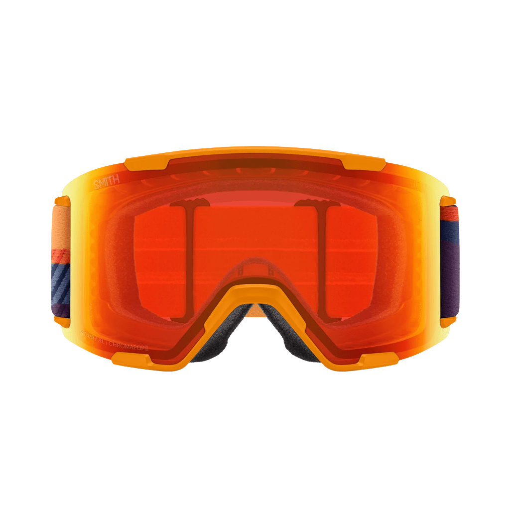 Goggles Smith Stash XL Orange Sunrise - ChromaPop Everyday Red Mirror - Genetik Sport