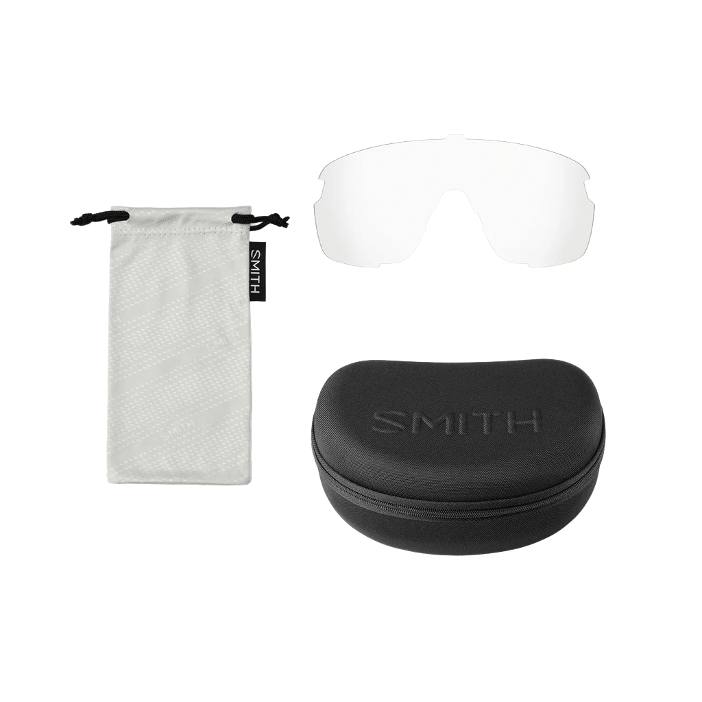 Sunglasses Smith Bobcat Matte Flint / Tarmac Tortoise - ChromaPop Slate / Clear - Genetik Sport