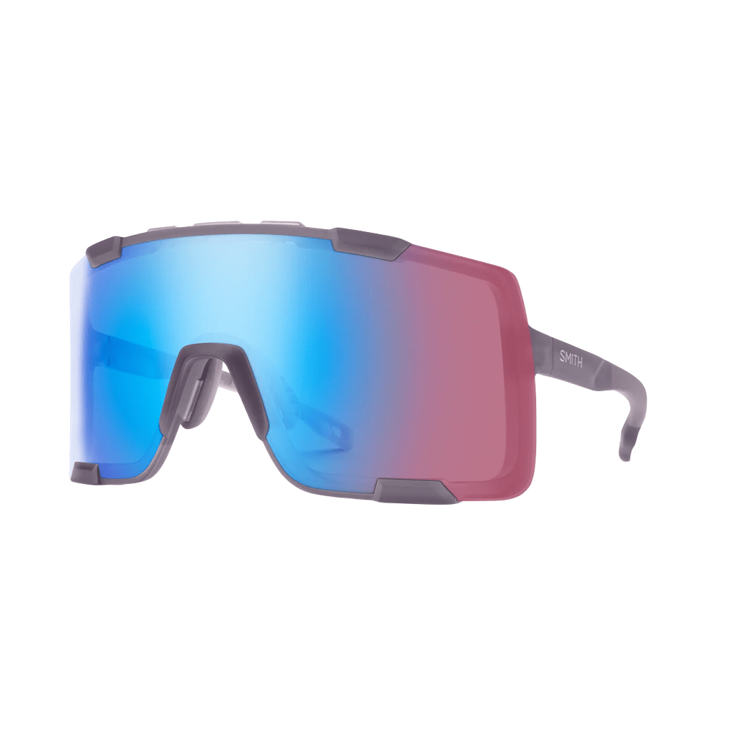 Sunglasses Smith Syncline Matte Meteorite Crystal - ChromaPop Low Light Rose Blue Mirror / Clear - Genetik Sport