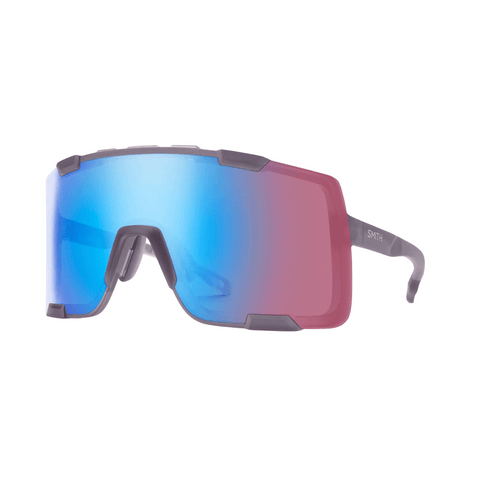 Sunglasses Smith Syncline Matte Meteorite Crystal - ChromaPop Low Light Rose Blue Mirror / Clear - Genetik Sport