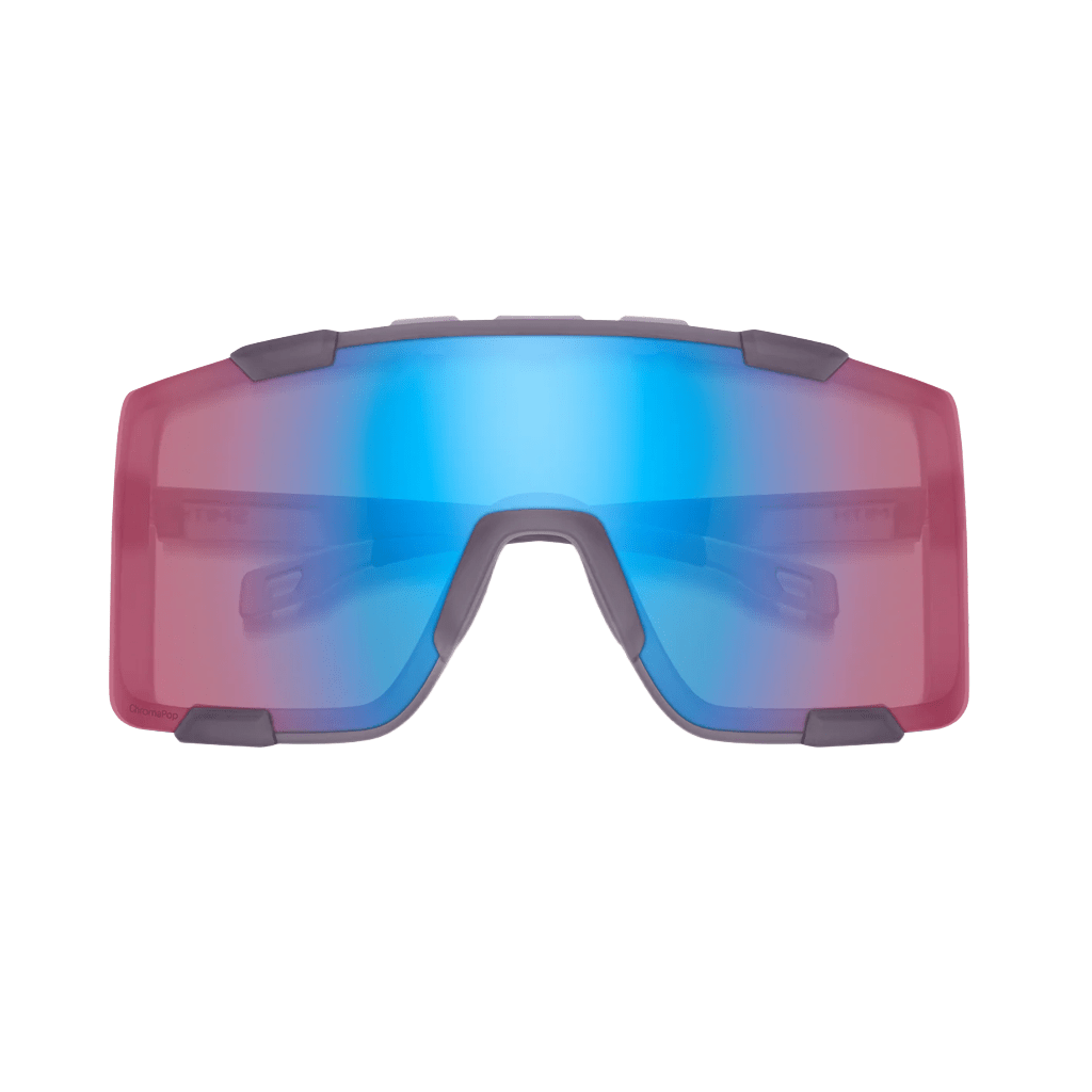 Sunglasses Smith Syncline Matte Meteorite Crystal - ChromaPop Low Light Rose Blue Mirror / Clear - Genetik Sport