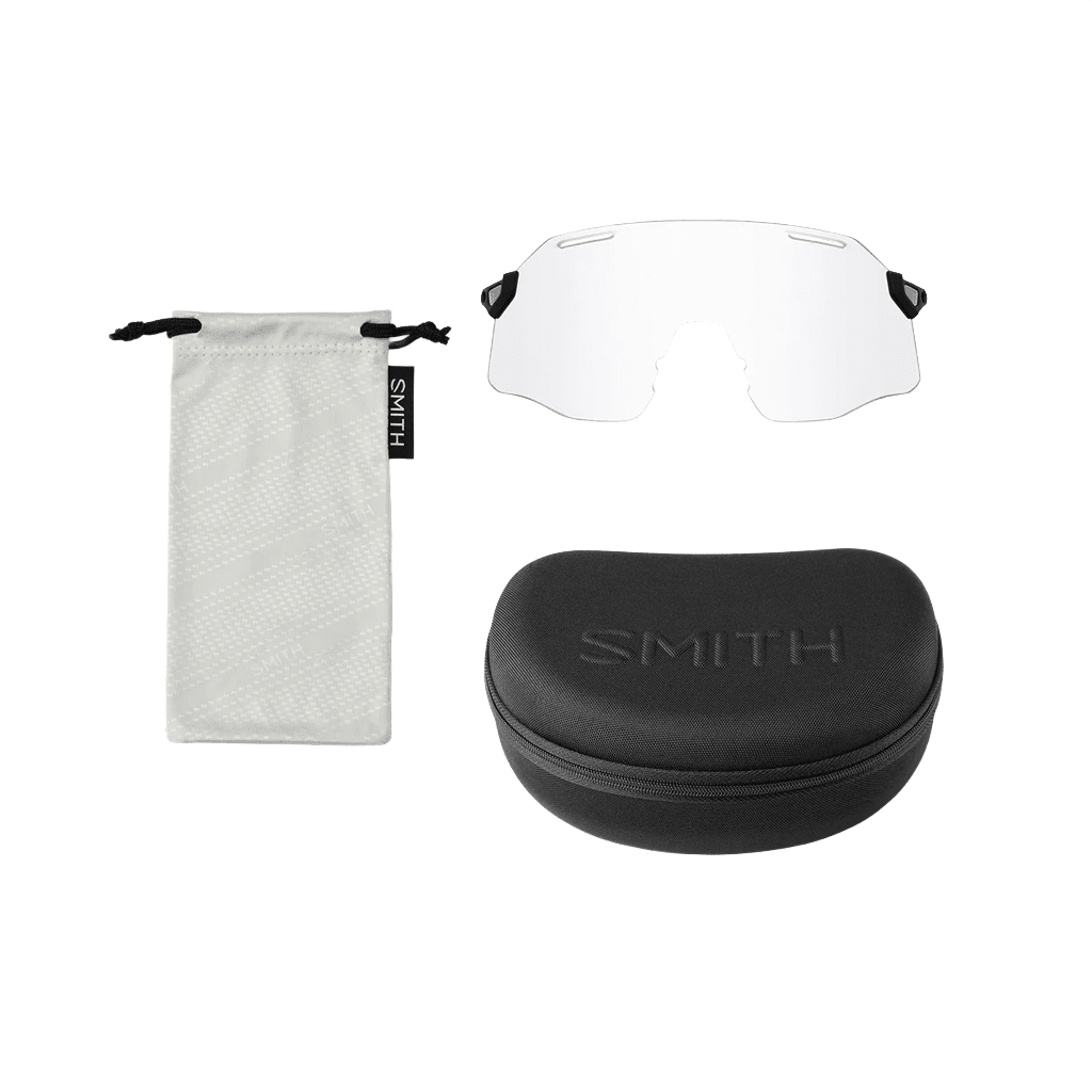 Sunglasses Smith Vert Matte Meteorite Crystal - ChromaPop Low Light Rose Blue Mirror / Clear - Genetik Sport