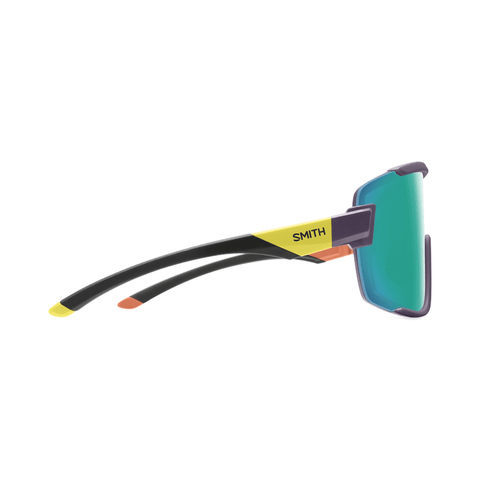Sunglasses Smith Wildcat Matte Purple / Cinder / Hi Viz - ChromaPop Opal Mirror / Clear - Genetik Sport