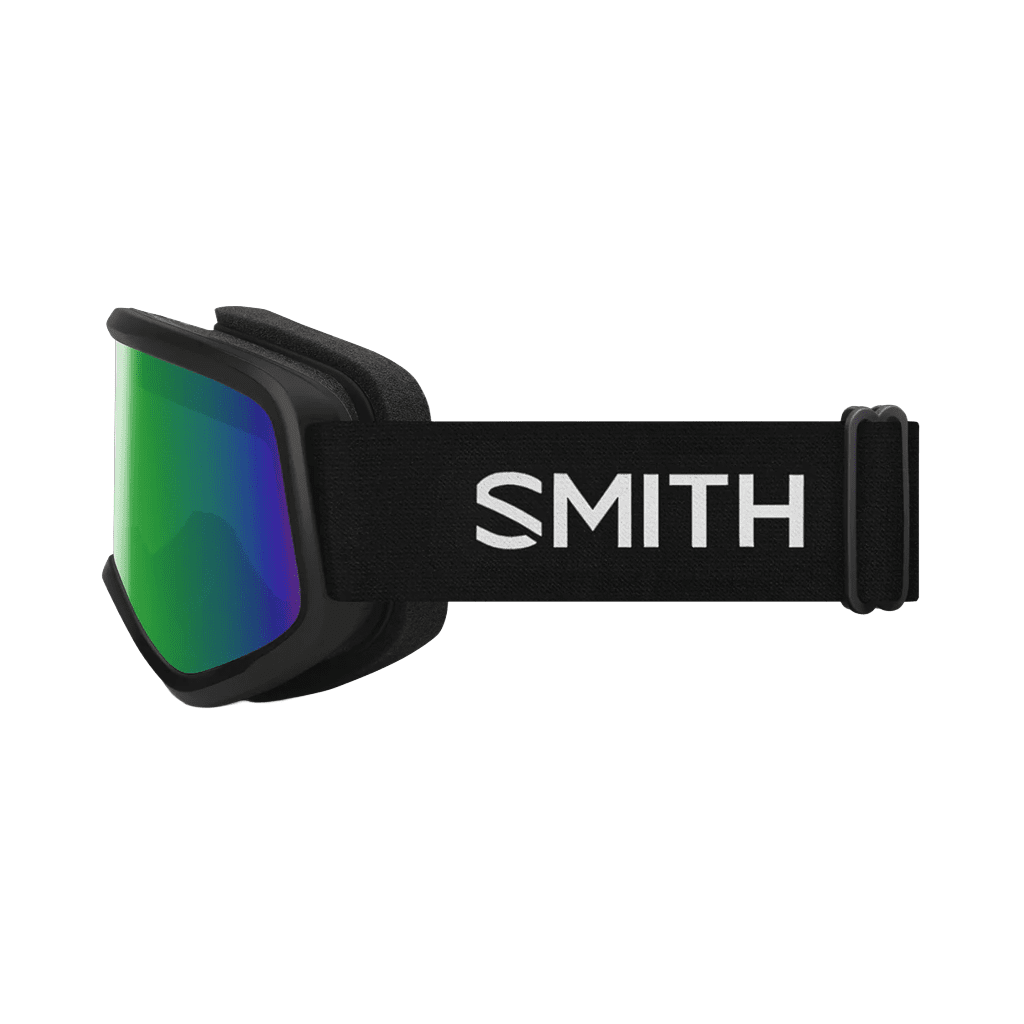 Youth Goggles Smith Snowday Black - Green Sol - X Mirror - Genetik Sport