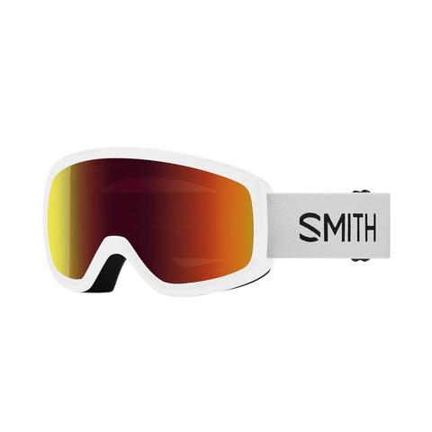 Youth Goggles Smith Snowday White - Red Sol-X Mirror - Genetik Sport