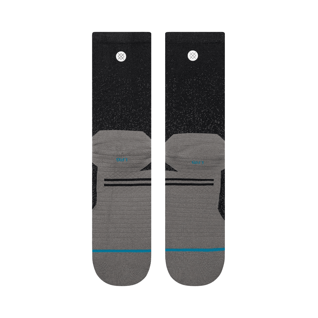 Socks Stance Run Powder Split Light Crew - Black - Genetik Sport