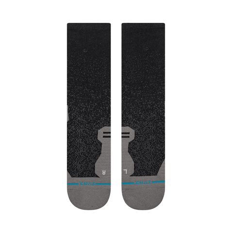 Socks Stance Run Powder Split Light Crew - Black - Genetik Sport