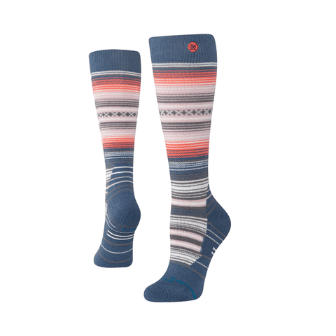 Socks Stance Womens Snow Curren Mid - Sea Blue - Genetik Sport