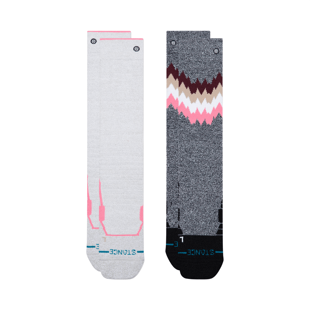 Socks Stance Youth Snow 2X Mid 2 Pack - Grey - Genetik Sport