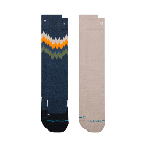 Socks Stance Youth Snow Thompson Mid 2 Pack Poly - Navyheather - Genetik Sport