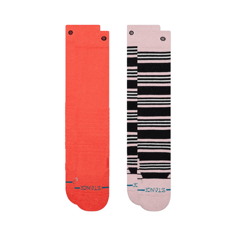 Socks Stance Youth Snow Trailblazer Poly - Coral (2 - Pack) - Genetik Sport