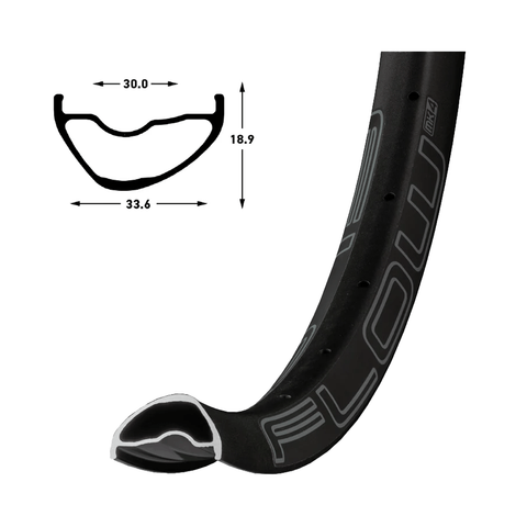 Rim Stan's No Tubes Flow MK4 29'' 28H - Black - Genetik Sport