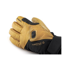 Heated Gloves Therm - Ic Freeride Ultra Heat - Black/Light Brown - Genetik Sport