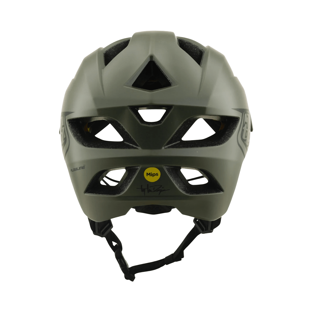 Helmet Troy Lee Designs Youth Flowline MIPS Point - Army - Genetik Sport