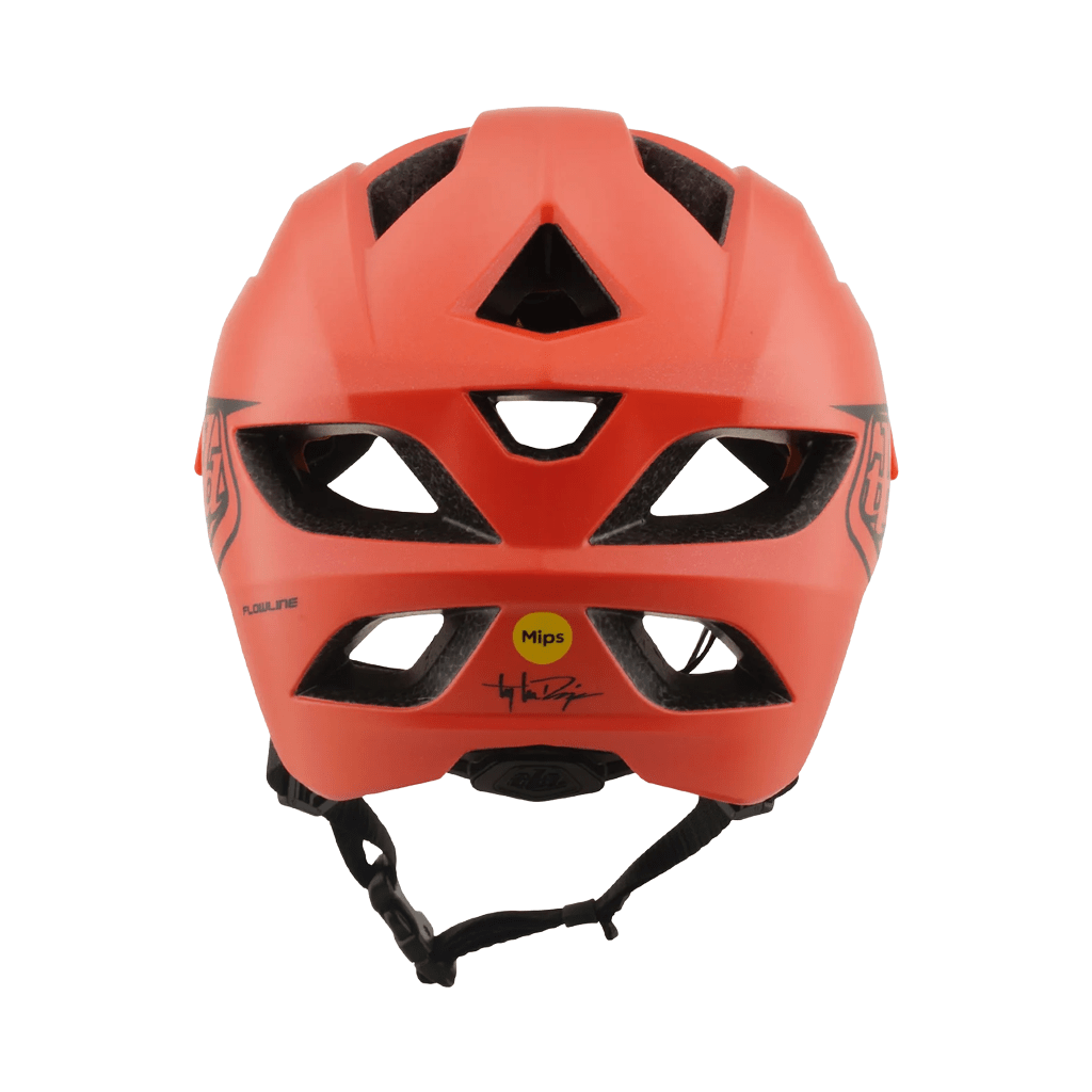 Helmet Troy Lee Designs Youth Flowline MIPS Point - Coral - Genetik Sport