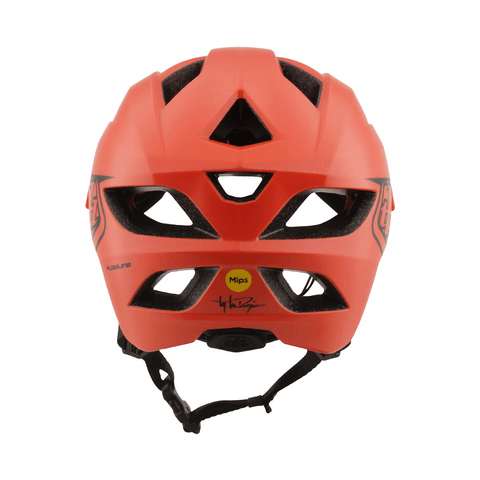 Helmet Troy Lee Designs Youth Flowline MIPS Point - Coral - Genetik Sport