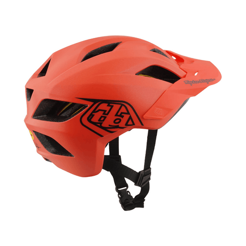Helmet Troy Lee Designs Youth Flowline MIPS Point - Coral - Genetik Sport