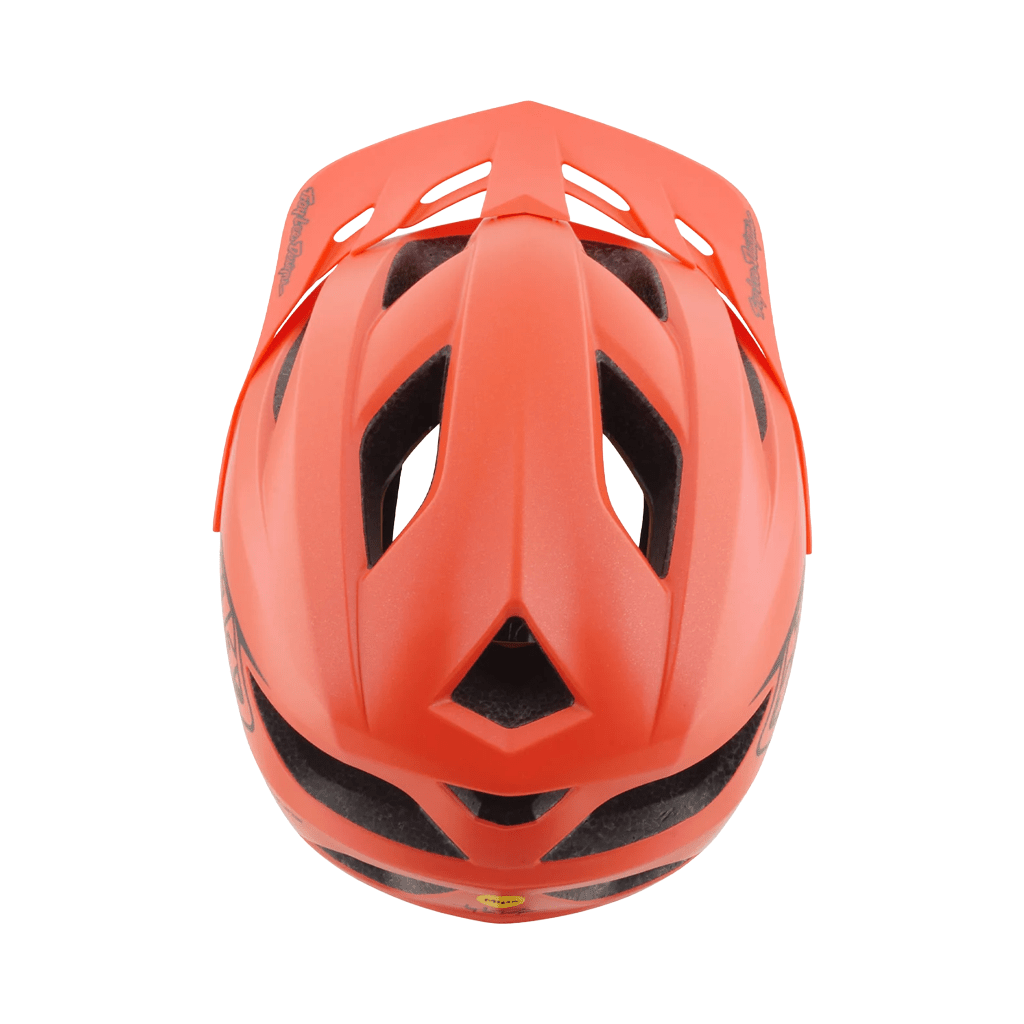 Helmet Troy Lee Designs Youth Flowline MIPS Point - Coral - Genetik Sport