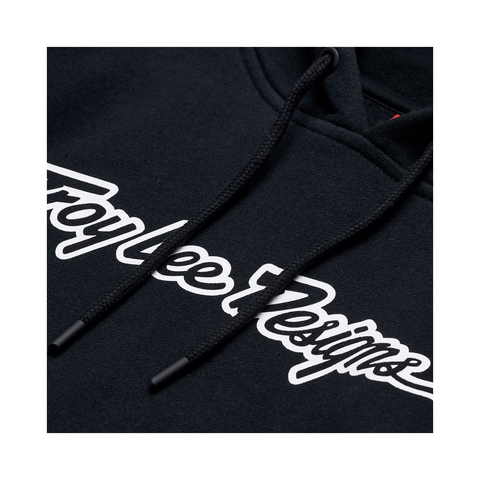 Pullover Hoodie Troy Lee Designs Signature - Black - Genetik Sport