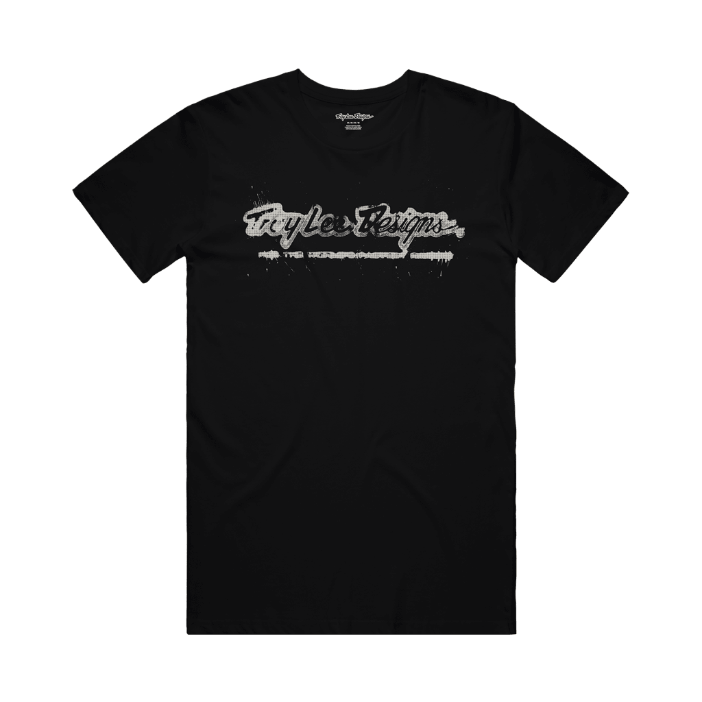 T-Shirt Troy Lee Designs Mens Repeat - Black - Genetik Sport