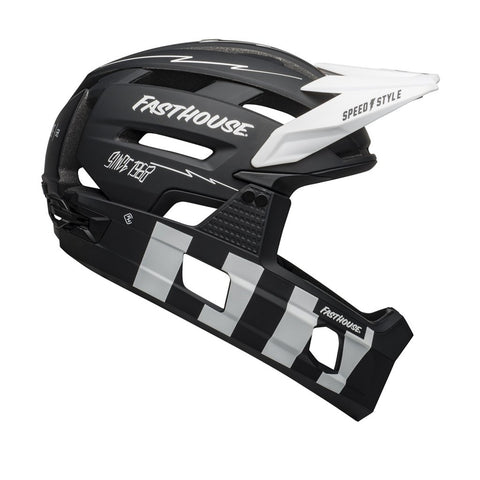 Casque Bell Super Air R MIPS Noir/Blanc Fasthouse - Genetik Sport
