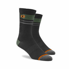 Socks Crankbrothers Icon MTB Black/Orange/Green - Genetik Sport