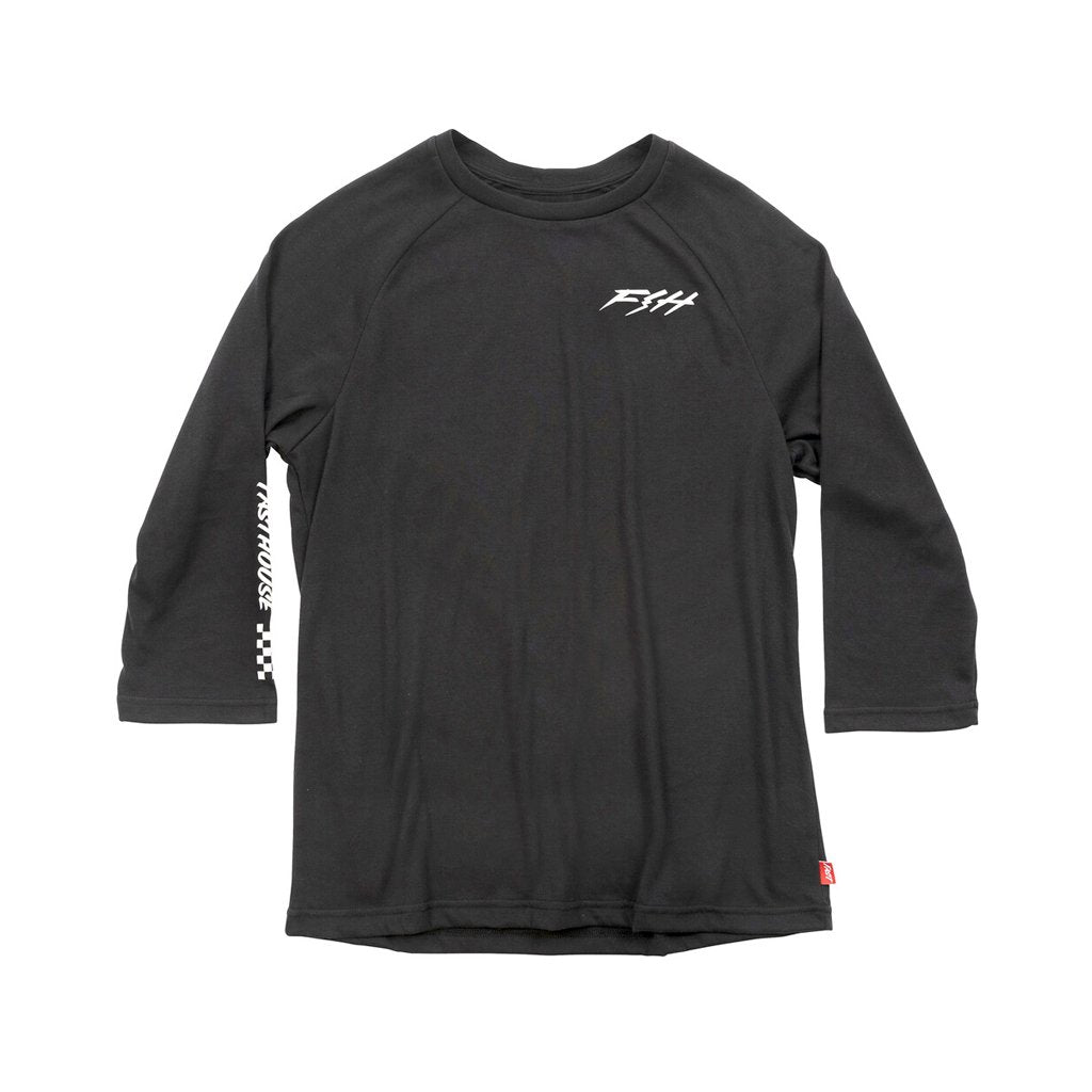 T-Shirt technique Fasthouse Rush Raglan Noir - Genetik Sport