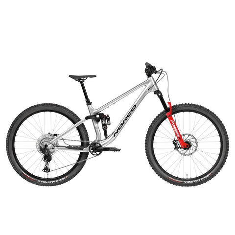 Vélo Norco Fluid FS A2 29” 2023 Argent/Noir - Genetik Sport