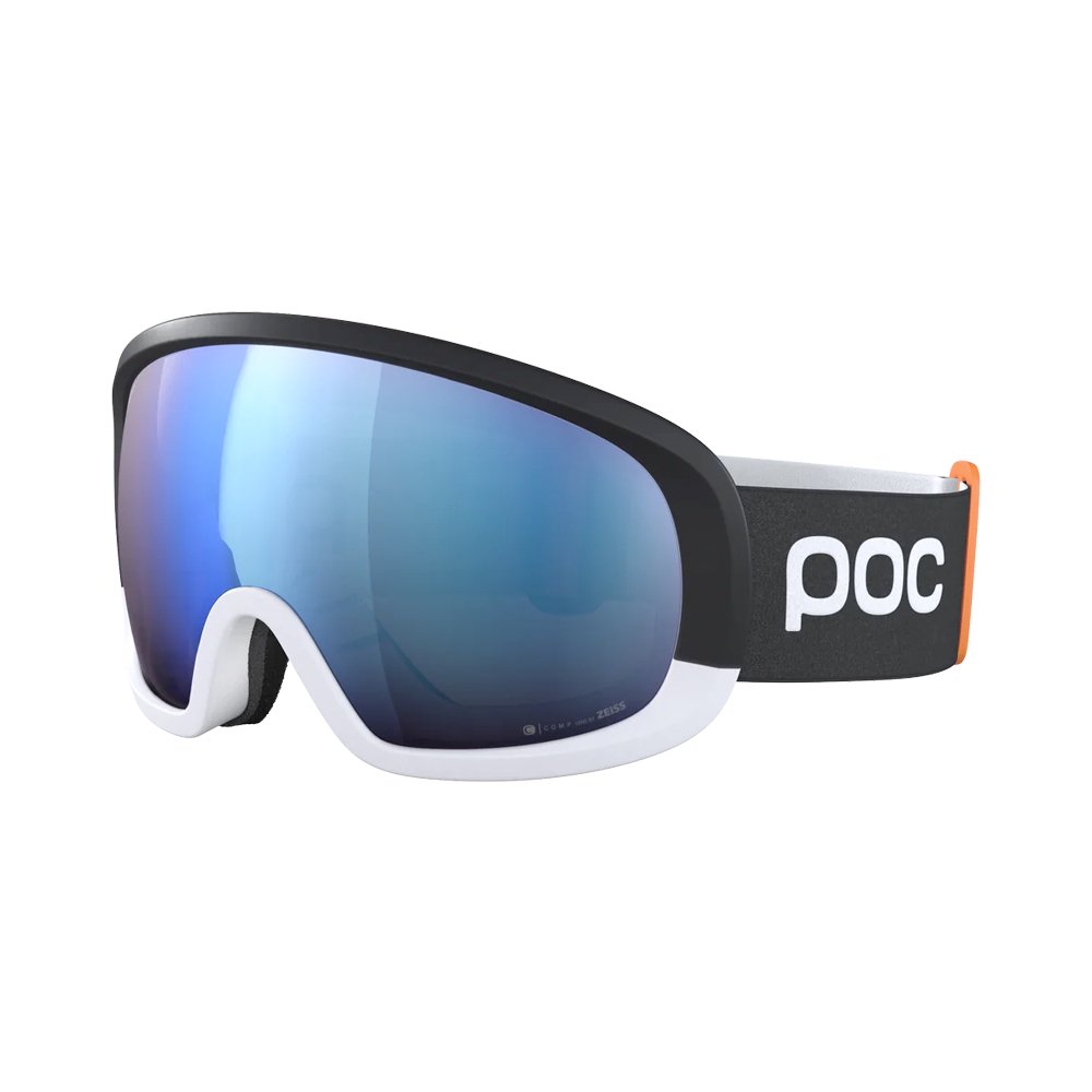 Lunettes POC Fovea Mid Race Uranium Black/Hydrogen White/Partly Sunny Blue - Genetik Sport