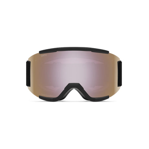 Goggles Smith Squad Black ChromaPop Everyday - Rose Gold Mirror - Genetik Sport