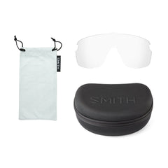Smith Sunglasses Bobcat Matte Amethyst/ChromaPop Opal Mirror/Clear - Genetik Sport